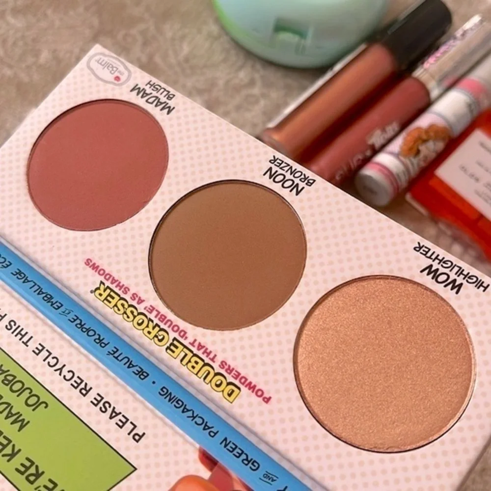 Brand New Makeup Bundle Physician Formula The Balm Bronzer PYT Eye Lip Glosses